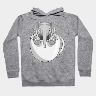 Elephant with Cup Hoodie